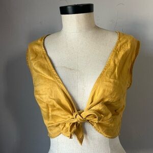 Whimsy + Row Valentina top linen S